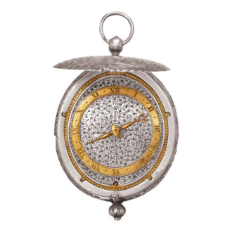 Swiss silver oval watch for the Russian market Circa 1640