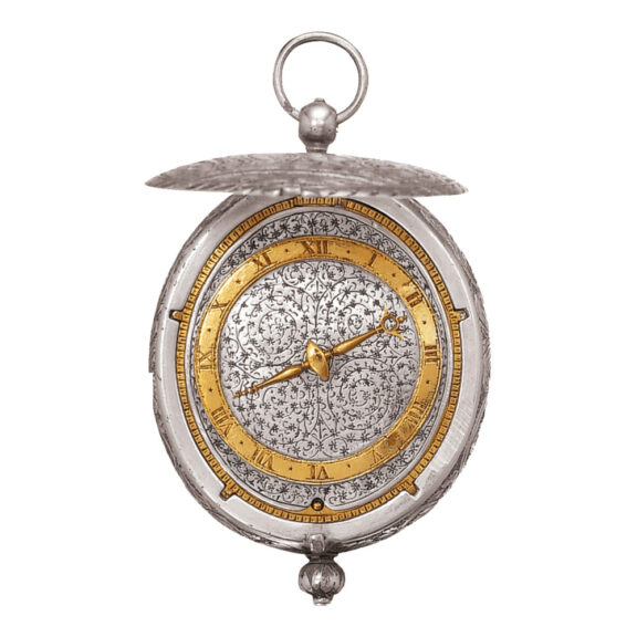 Swiss silver oval watch for the Russian market Circa 1640