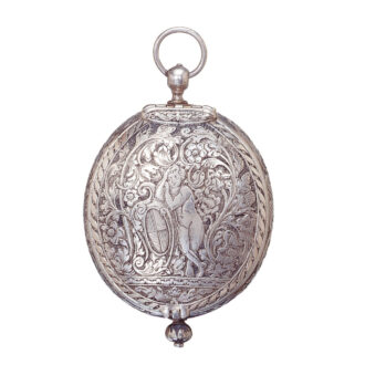 Swiss silver oval watch for the Russian market Circa 1640