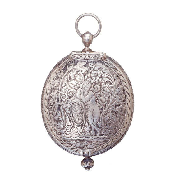 Swiss silver oval watch for the Russian market Circa 1640 Swiss silver oval watch for the Russian market Circa 1640