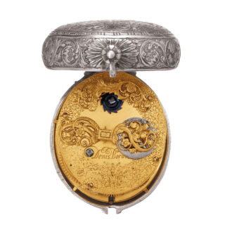 Swiss silver oval watch for the Russian market Circa 1640