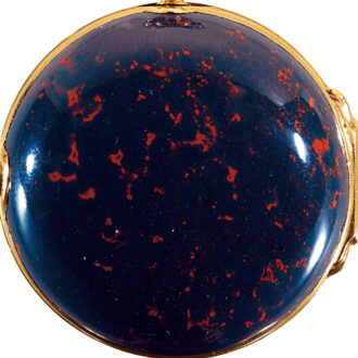 English 22k gold bloodstone pocket watch Circa 1760
