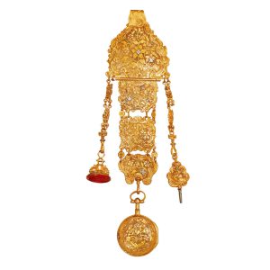 French gold quarter repeating à toc watch Circa 1760