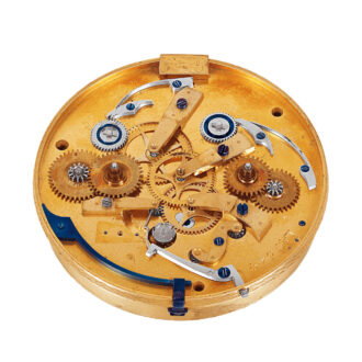 Swiss 18k yellow gold dead-seconds pocket watch Circa 1820