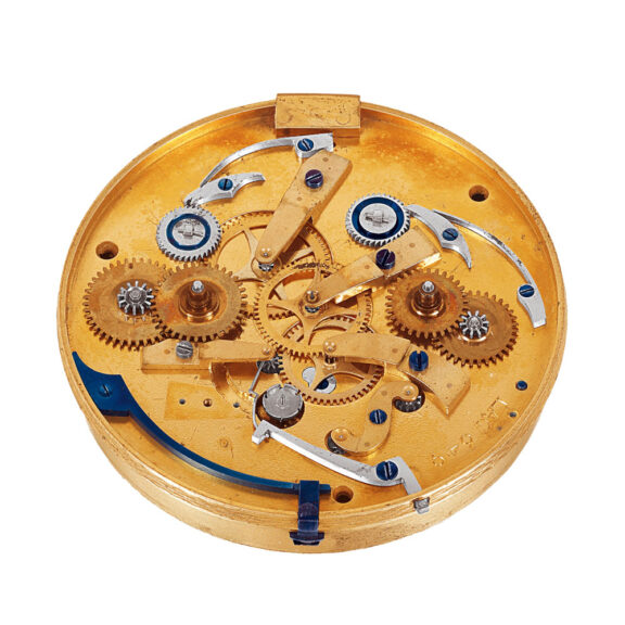 Swiss 18k yellow gold dead-seconds pocket watch Circa 1820 Swiss 18k yellow gold dead-seconds pocket watch Circa 1820
