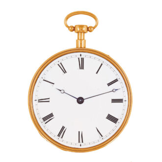 Swiss 18k gold repeating musical pocket watch Circa 1815