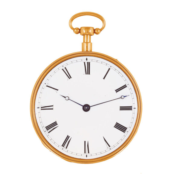 Swiss 18k gold repeating musical pocket watch Circa 1815
