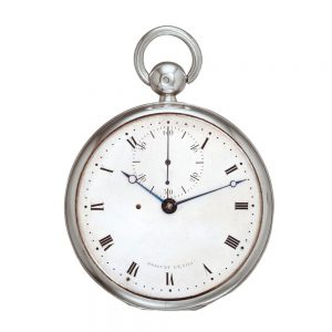 French silver watch with spring detent escapement Circa 1821