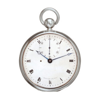 French silver watch with spring detent escapement Circa 1821