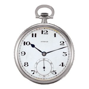 Swiss platinum Art Deco diamond-set watch Circa 1930