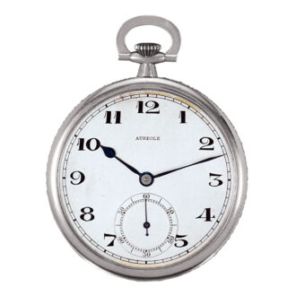 Swiss platinum Art Deco diamond-set watch Circa 1930