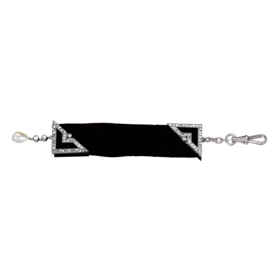 Swiss platinum Art Deco diamond-set watch Circa 1930 Swiss platinum Art Deco diamond-set watch Circa 1930