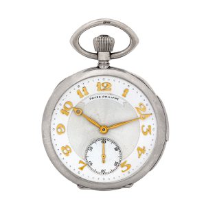 Swiss platinum minute repeating dress watch Circa 1916