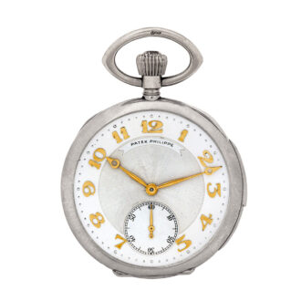 Swiss platinum minute repeating dress watch Circa 1916