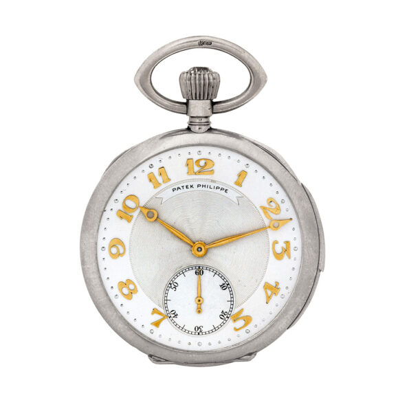 Swiss platinum minute repeating dress watch Circa 1916
