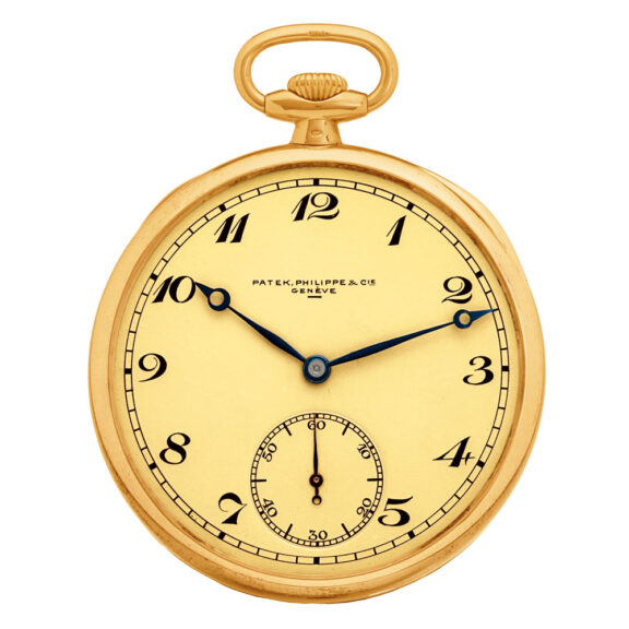 Very fine Swiss 18k gold keyless dress watch Circa 1924