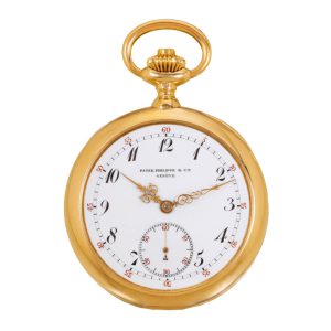 Small Swiss 18K gold and enamel repeating watch Circa 1900
