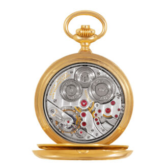 Small Swiss 18K gold and enamel repeating watch Circa 1900