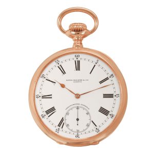 Swiss 18k pink gold Chronometro Gondolo watch Circa 1912