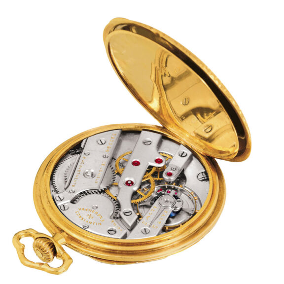 Swiss white and yellow gold watch with unusual dial Circa 1920 Swiss white and yellow gold watch with unusual dial Circa 1920