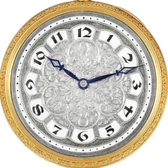 Swiss white and yellow gold watch with unusual dial Circa 1920 Swiss white and yellow gold watch with unusual dial Circa 1920
