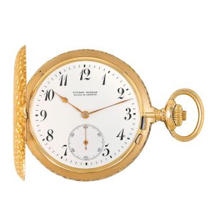 Swiss gold chronometer with Guillaume balance Circa 1920