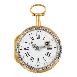 Swiss gold quarter repeating à toc watch Circa 1750