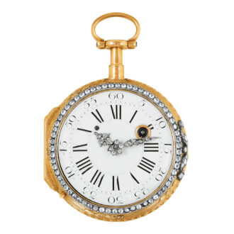 Swiss gold quarter repeating à toc watch Circa 1750
