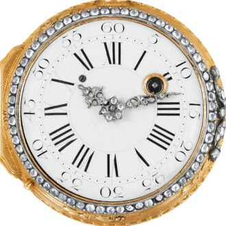 Swiss gold quarter repeating à toc watch Circa 1750