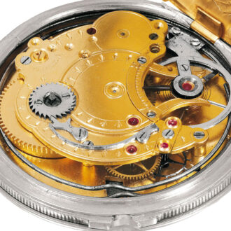 French silver repeater, unusual lever escapement Circa 1830