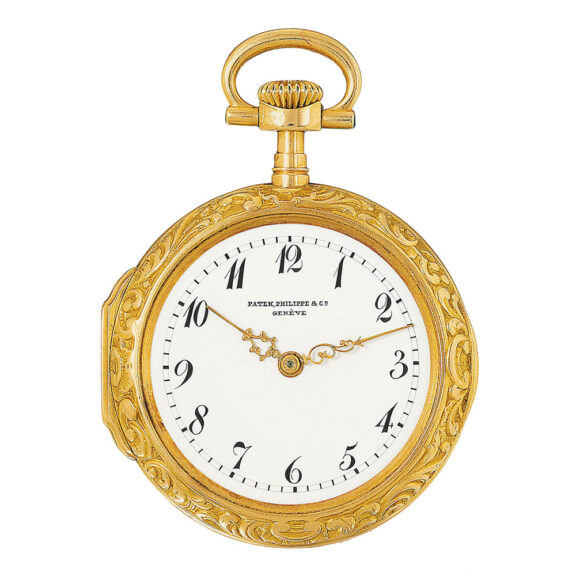Swiss gold quater repeater with repoussé case Circa 1895 Swiss gold quater repeater with repoussé case Circa 1895