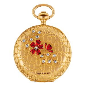 Swiss gold, enamel and rose diamond lady's watch Circa 1910