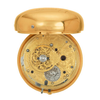 English 22k gold à tact quarter repeating watch Circa 1759