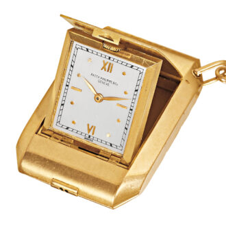 Swiss 18k gold elongated shaped dress watch Circa 1918