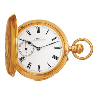 English gold pocket watch of Royal provenance Circa 1881