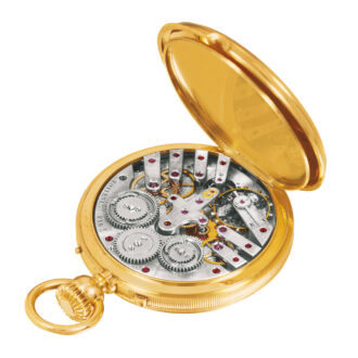 Unusual Swiss 18k yellow gold lever pocket watch Circa 1880