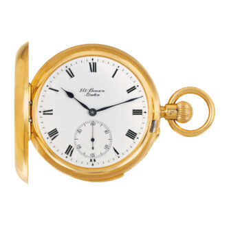 English gold minute-repeating hunting cased watch Circa 1896