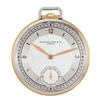 Swiss 18k white and yellow gold dress watch Circa 1936