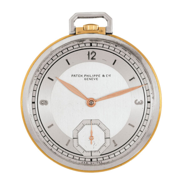 Swiss 18k white and yellow gold dress watch Circa 1936