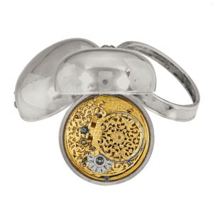 English silver pair cased verge pocket watch Circa 1700