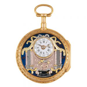Important French double-dialed pocket watch Circa 1770