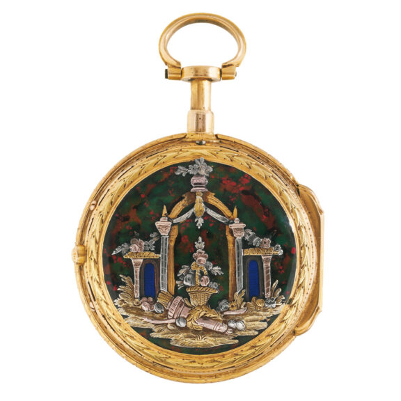 Swiss 20 carat gold quarter repeating pocket watch Circa 1780