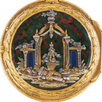 Swiss 20 carat gold quarter repeating pocket watch Circa 1780