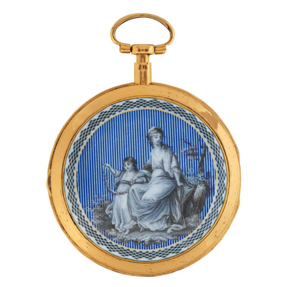 French 18k gold quarter repeating pocket watch Circa 1790