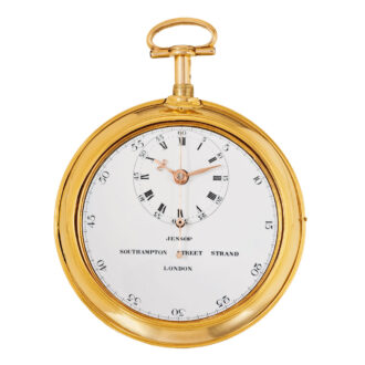 Unusual English gold quarter-repeating watch Circa 1787
