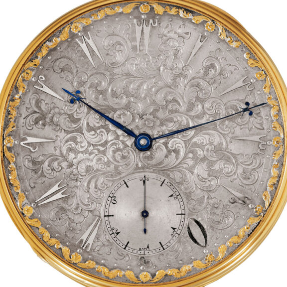 English gold watch with spring detent escapement Circa 1850 English gold watch with spring detent escapement Circa 1850