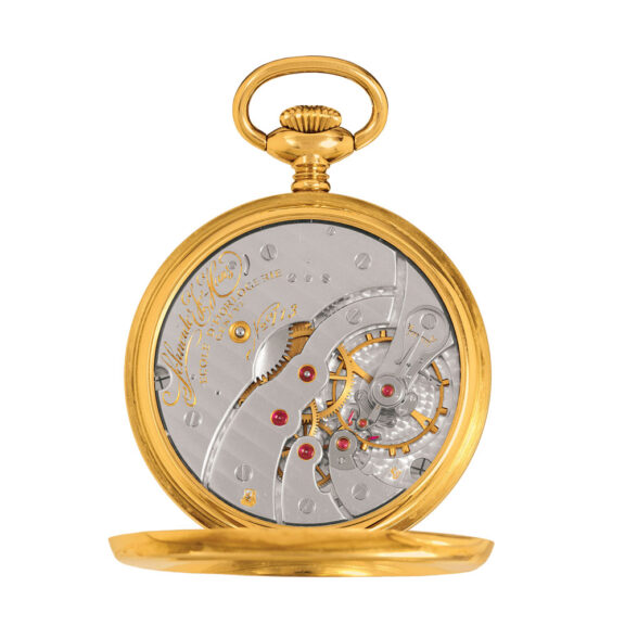Swiss 18 carat gold keyless lever pocket watch Circa 1990 Swiss 18 carat gold keyless lever pocket watch Circa 1990