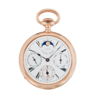 Swiss gold watch made for the Spanish market Circa 1878