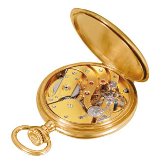 Swiss gold Chronometro Gondolo with 24-hour dial Circa 1909