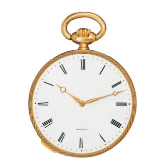French gold half quarter repeating keyless watch Circa 1847 French gold half quarter repeating keyless watch Circa 1847